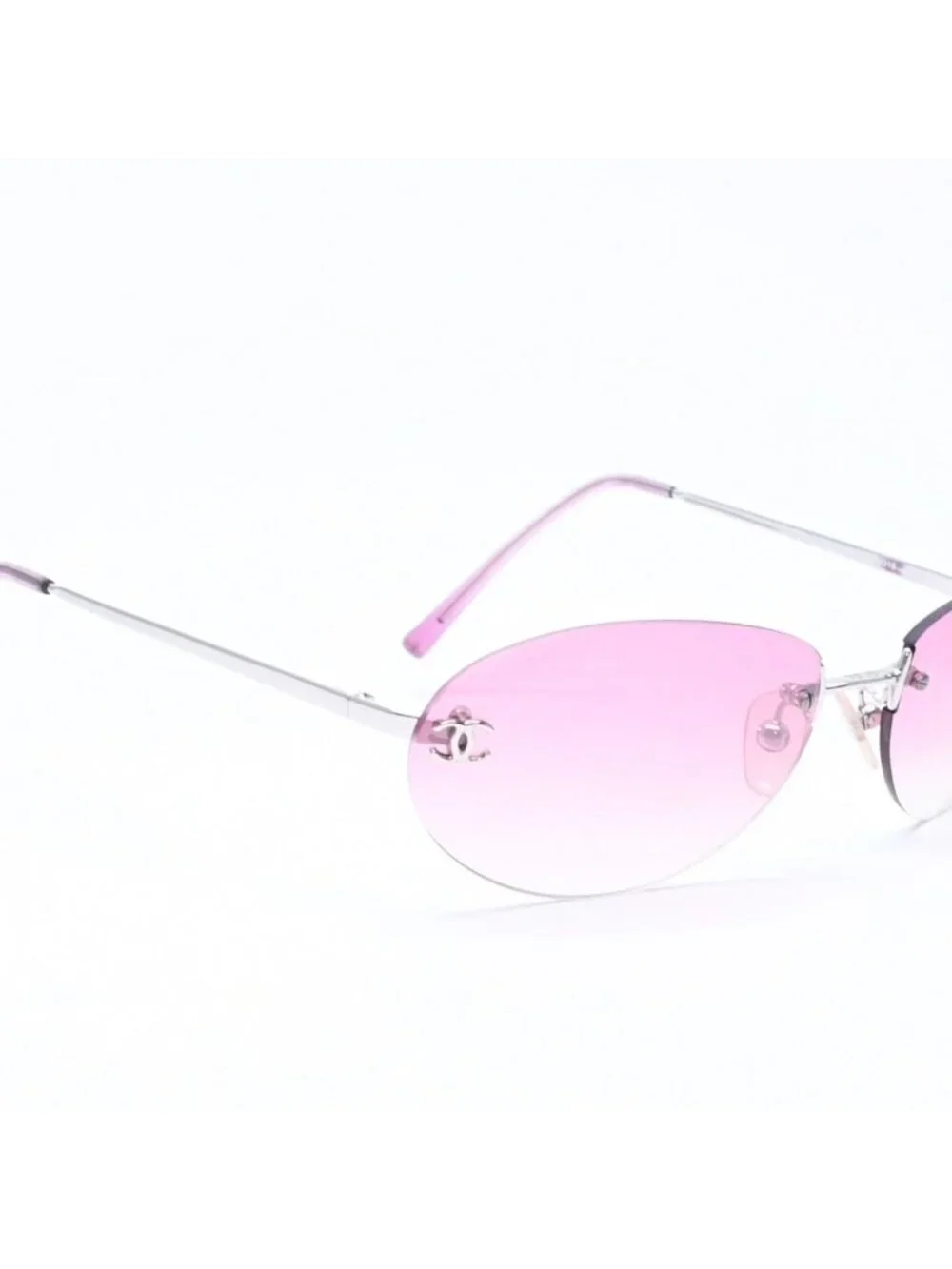 Chanel Sunglasses Rimless Eyewear CC Logo